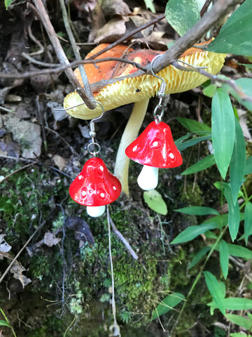 Mushroom Earrings - Plantasiathemarket