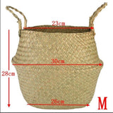 Handmade Rattan Seagrass Planter Baskets - Plantasiathemarket