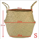 Handmade Rattan Seagrass Planter Baskets - Plantasiathemarket