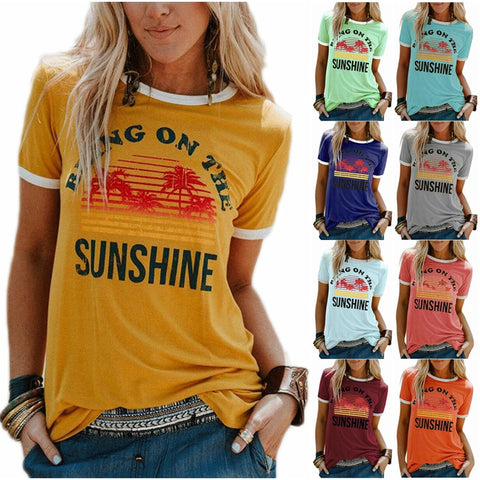 Bring On The Sunshine Casual T Shirt - Plantasiathemarket