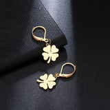 Lucky Four Leaf Clover Chic Earrings - Plantasiathemarket