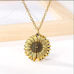 You are My Sunshine Sunflower Necklace - Plantasiathemarket