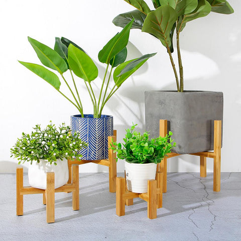 Wooden Plant Stand - Plantasiathemarket