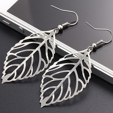 Fashion Leaf Earrings - Plantasiathemarket