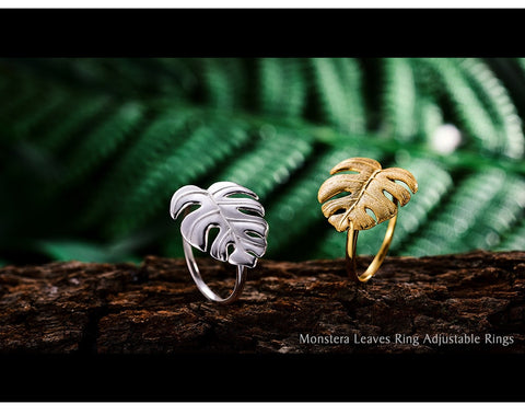 Monstera Leaf Ring - Plantasiathemarket